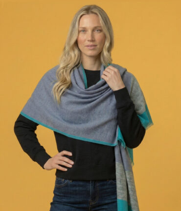 Cielo Blue Pashmina Wrap