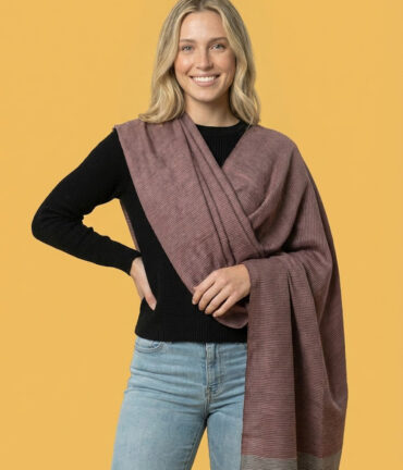 Sienna Rose Gold Pashmina Wrap