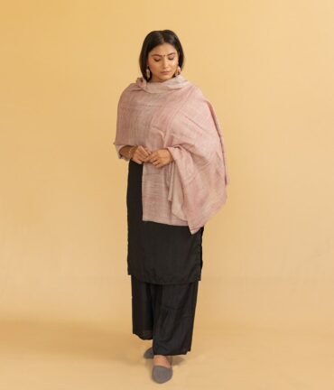 Authentic Pashmina Angora Stole | Pure Pashmina Scarf | Kashmiri Stole - Luxury Pashmina