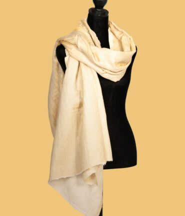 Pure Pashmina Shawl with Double-Sided Golden Zari | Buy Original Pashmina Shawl | Authentic Cashmere Shawl | Pashmina Shawl Online - Luxury Pashmina