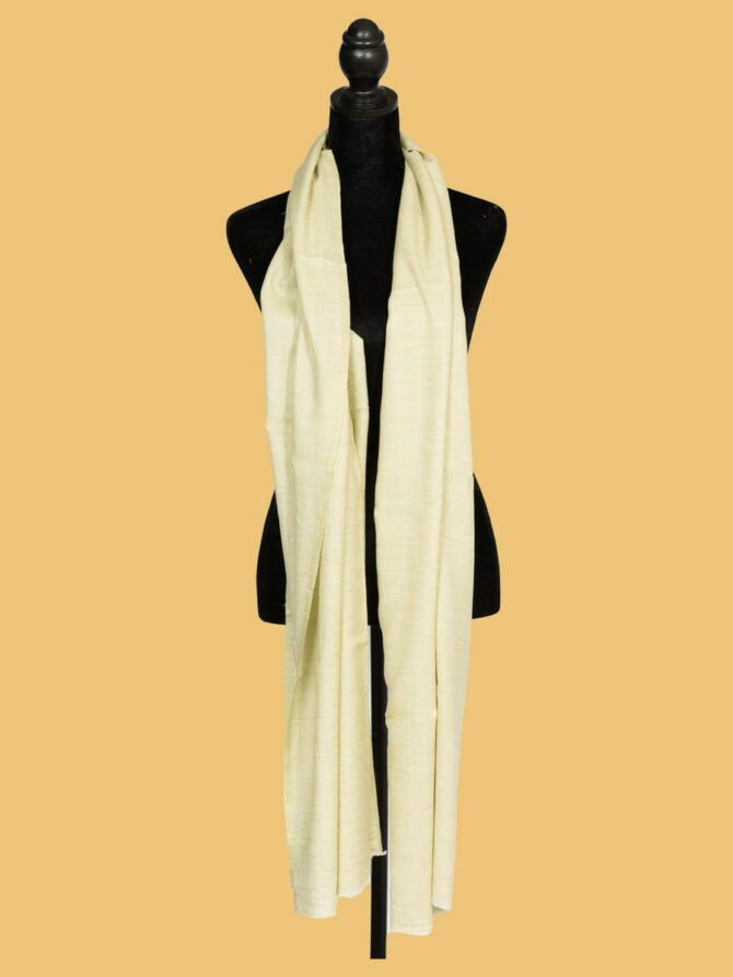 Pure Pashmina Stole Plain - Pista | Buy Original Pashmina Stole | Authentic Cashmere Stole | Pash Wrap - Luxury Pashmina